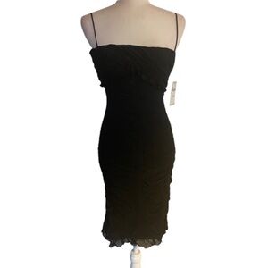 Elegant Black Strapless Dress